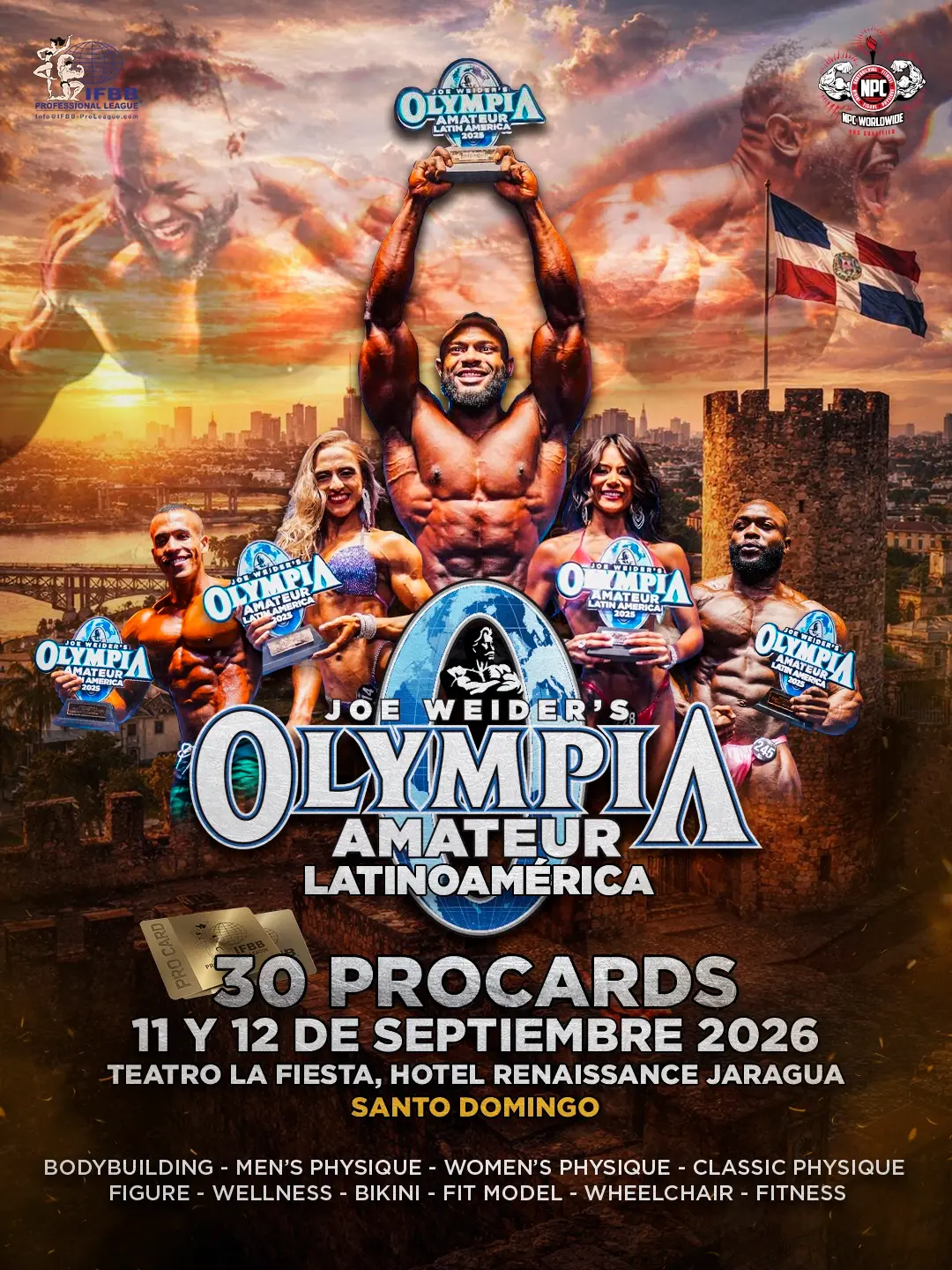 Portada de Olympia Amateur Latinoamerica 2026